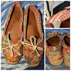 Sperry espadrille top sliders